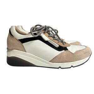 Gabor Comfort Leather Wedge Sneakers – UK 6.5 / US 8.5